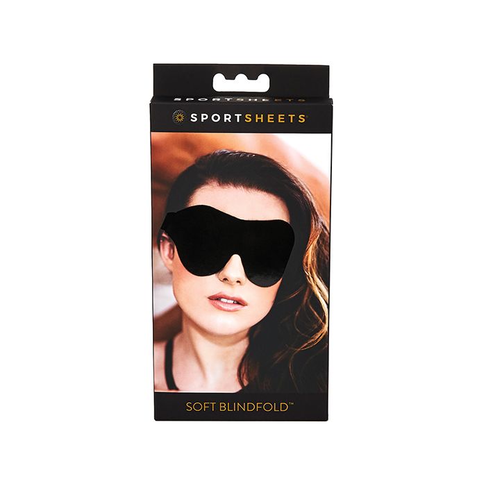 Sportsheets Soft Blindfold - Black